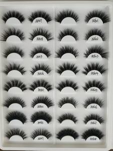 Venta caliente Lash Mink Lashes 25mm Natural Eyelash Fluffy Pestaas Postizas Al Mayor Full Strip Eyelashes Cils Natural Mink Lashes - Product Image 5