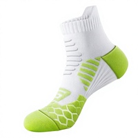 Chaussettes en tissu éponge épais pour hommes, longueur mi-mollet, ODM, pour badminton, fitness, course à pied et basketball - Chaussettes professionnelles de soutien de la cheville Zhuji