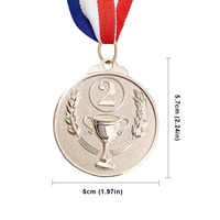 Goud Zilver Bronzen Zinklegering Medailles Voetbal Voetbal Kampioenschap Cheerleading Competitie Beloont Aangepaste Prijzen