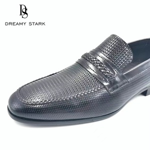 Mocassins italiens en cuir véritable pour hommes, collection été-automne 2023, style Penny Loafers, chaussures de mariage, pour le bureau et la carrière - Product Image 3