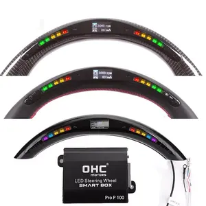 宝马奔驰奥迪大众道奇所有车型的OHC电机发光二极管RPM换挡灯方向盘模块灯套件
