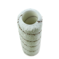 Recharge de rouleau de remplacement de peinture murale Sanfine 230mm manchon de couverture de rouleau en microfibre de style américain avec bande grise