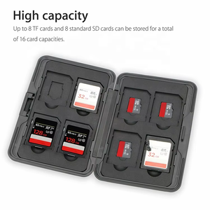 Estéticamente agradable a prueba de golpes 110*75*20mm plata <span class=keywords><strong>SanDisk</strong></span> Sd tarjeta 128 Gb 16GB adaptador funda soporte - Product Image 4