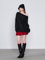 Pull en cachemire pur à 100 %, anti-rides, respirant, pour femme, col rond oversize, tricoté, chaud et doux pour l'hiver