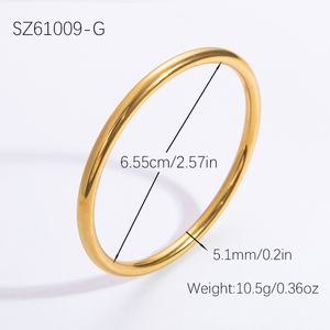 Brazalete Retro de Alta Gama Chapado en Oro de 18K para Mujer, Brazalete de Acero Inoxidable que No se Desvanece, para el Verano - Product Image 6