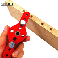 Guide de perçage auto-centrant pour le travail du bois, gabarit vertical pour trous de poche et emboîtements 6/8/10mm