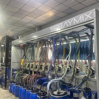 Système de dosage automatique en acier industriel personnalisable Spraytech, le plus vendu, avec pompe mélangeuse chimique, moteur à engrenages et stockage pour mélange