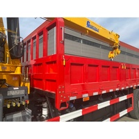 Grue montée sur camion Dongfeng Huashen T5 6x4 certifiée CE OTTC, 14 tonnes, flèche à 5 sections, norme nationale VI, Cummins 260 CV, pompe hydraulique