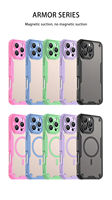 Nouveau étui de téléphone portable antichoc en TPU translucide étui de protection pour pare-chocs en armure mate Durable Compatible pour le matériel de PC iPhone