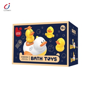 Jouets <span class=keywords><strong>de</strong></span> <span class=keywords><strong>bain</strong></span> pour bébé Chengji, canards nageurs, canard électrique jaune vif pour le <span class=keywords><strong>bain</strong></span> avec douchette - Product Image 5