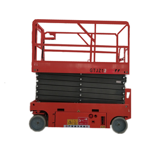 Küçük hava mobil bir adam makaslı kendinden tahrikli hava çalışma platformları hidrolik makaslı asansörler 600kg 800kg fiyat - Product Image 6