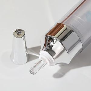 ขวดเข็มฉีดยาสุญญากาศ10มล. ปั๊มเซรั่มเครื่องสำอางพลาสติกเติมได้สำหรับบรรจุภัณฑ์ครีมตาใช้ครีมทาหน้า - Product Image 2