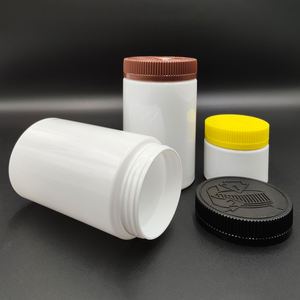 Pots de soins médicaux CRC Bouteilles de <span class=keywords><strong>pharmacie</strong></span> PET 100% PCR Pots en plastique R-PET Caps à l'épreuve des enfants Emballage de médicaments 100 175 250 ml - Product Image 4