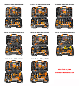 Taladro Inalámbrico Económico con Estuche, Versión Estándar de 58VF con Accesorios para Reparaciones Domésticas Diarias - Product Image 4