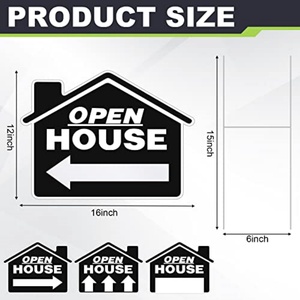 Hot Sell Custom Size Dog Poop Cleanup Courtyard Ground <b>Sign</b> Double Sided Corrugated Plastic H-Shaped Metal Bracket Stake Free - Product Image 2
