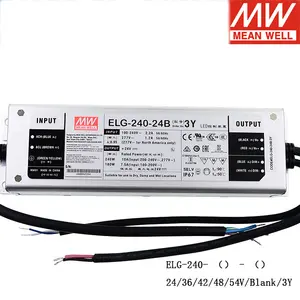 Meanwell LED Driver 240W 24V ELG-240-24 Dimmable LED Driver Power Supply