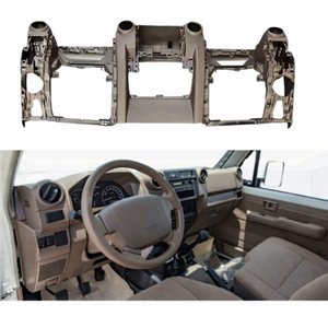 ชุดอุปกรณ์ตกแต่ง<span class=keywords><strong>คอนโซล</strong></span>กลางสีน้ำตาลสำหรับ<span class=keywords><strong>รถ</strong></span>ยนต์ YBJ รุ่น Land Cruiser LC76 LC79 พร้อมฝาครอบคอนโซล - Product Image 1