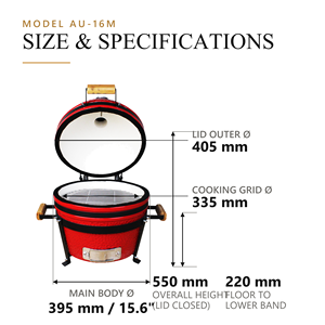 Fabricante Auplex, Venta al por Mayor <span class=keywords><strong>de</strong></span> Parrilla Kamado <span class=keywords><strong>de</strong></span> Cerámica para Cocina al Aire Libre con Barbacoa <span class=keywords><strong>de</strong></span> <span class=keywords><strong>Pellets</strong></span> y Parrilla Komodo - Product Image 4