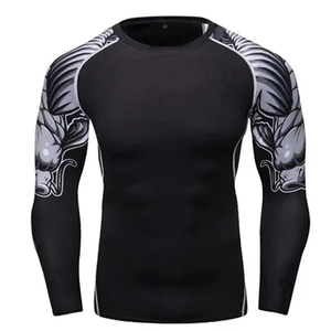 High Performance Breathable Anti-UV Rash Guard Compression <b>Top</b> Moisture Wicking Quick Dry Custom Manufacturing for Activewear - Product Image 5