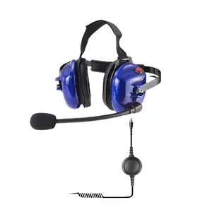 Walkie talkie Radio Noise Reducing Helmet Headphone with Flexible Microphone