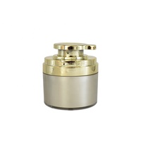 30g 50g 100g pots de crème en acrylique sans air en plastique or blanc rond pot d'emballage cosmétique bouteille pompe de sérum lotion sans air