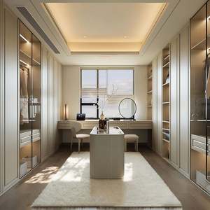 Armario de Dormitorio Moderno, Lujoso, Contemporáneo y Minimalista, Vestidor de Acrílico de Alto Brillo con Personalización Completa del Hogar - Product Image 6