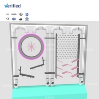 Jeux interactifs de mur de balles transparentes, équipement de salle sensorielle, panneau pour zone enfant, pour aéroport, centre commercial, certifié CE