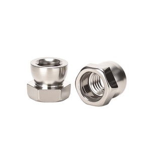 Tuerca hexagonal rota Ff M10 de acero pasivado métrico para aplicaciones de seguridad - Product Image 4