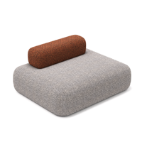 Ensemble de canapés modulaires pour bureaux commerciaux, canapé sectionnel en tissu personnalisable pour projets d'entreprise, d'hôtels et de coworking, vente en gros