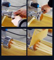 Machine à pâtes automatique électrique DAWNTECH pour restaurant, pour la fabrication de fusilli, spaghetti, macaroni, pâtes fines, 370W, 5kg/h