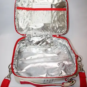 حقيبة كتف مبردة بتخفيضات كبيرة، حقيبة الغداء معزولة بتصميم لطيف للأطفال