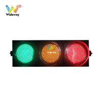Feu de circulation LED en matériau PC, 3 aspects, 110 V, 300 mm