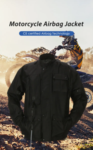 Veste de sport confortable certifiée CE Adultes Racing Moto Sport Imperméable <span class=keywords><strong>Adventure</strong></span> Stunt Airbag Col <span class=keywords><strong>r</strong></span>églable - Product Image 2