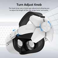 Tali Kepala Upgrade, Bantalan Spons VR Kulit PU untuk Meta/Oculus Quest2 VR, Spons Rebound VR, Aksesoris Headset VR