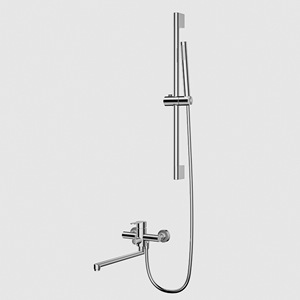 Shower Set 304 Stainless Steel Rectangle Wall <b>Mounted</b> <b>Spray</b> Rain Bathroom Shower Fixture - Product Image 1