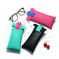 Étui coloré pour lunettes, pochette pour lunettes en microfibres, anti-poussière, Logo personnalisé imprimé, haute qualité,