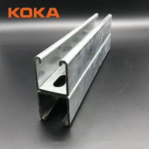 Manufacture Direct Sale Aluminium 41*41 41*21 Solar Strut U Channel Unistrut Channel