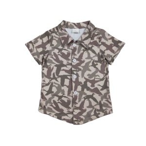 Camisa de Manga Larga con Estampado de Patos Mallard de Camuflaje para Niños, Estilo Casual, para Primavera y Otoño, Ropa al por Mayor de Algodón - Product Image 1