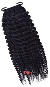 Mới Phổ Biến Chất Lượng Hàng Đầu Loại Tóc Mở Rộng Kinky Xoăn Pixie Xoăn Ý Xoăn Crochet Tóc Con Người Phần Mở Rộng - Product Image 2