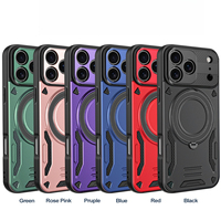 Coque de protection magnétique transfrontalière pour iPhone 17 Pro Max, iPhone 17 Pro, iPhone 16 Pro