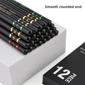 Macaron 12 pièces crayons de charbon de bois 4mm épaissi noyau de charbon de bois de peuplier croquis <span class=keywords><strong>crayon</strong></span> de dessin <span class=keywords><strong>pour</strong></span> le dessin - Product Image 4