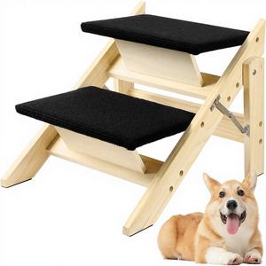 <span class=keywords><strong>Escalier</strong></span>/Rampe pliable <span class=keywords><strong>pour</strong></span> <span class=keywords><strong>chien</strong></span> avec 2 <span class=keywords><strong>marches</strong></span>, <span class=keywords><strong>escalier</strong></span> <span class=keywords><strong>pour</strong></span> animaux de compagnie durable <span class=keywords><strong>pour</strong></span> chiens de petite/moyenne/grande taille, noir (pas d'assemblage requis) - Product Image 1