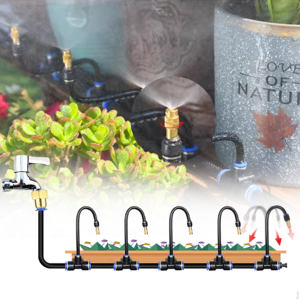 정원, 온실, 수족관용 만능 금속 노즐 분무기 - 농장용 미세 분무, 물주기, 가습, 분무 - Product Image 1