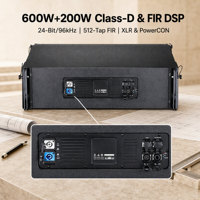 KS-210 Sistem Line Array Ganda 10-Inci Bertenaga dengan Kabinet Berlapis Cat 110x10 untuk Auditorium