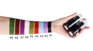 <span class=keywords><strong>Peinture</strong></span> faciale Non toxique, <span class=keywords><strong>palette</strong></span> unique d'halloween pour adultes, kit professionnel de <span class=keywords><strong>peinture</strong></span> faciale à la cire pour cicatrices - Product Image 3