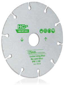 Disco da taglio in carburo HCP lama per sega multiuso abrasiva in carburo di tungsteno 115mm per il taglio di PVC/gesso/fibra di vetro/gomma - Product Image 2