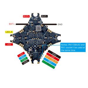 Contrôleur de vol HappyModel Super-X HD ELRS 1-2S AIO intégré 12A ESC UART ELRS <span class=keywords><strong>V3</strong></span> RX pour Mobula6 HDZero Moblite7 Walksnail - Product Image 4