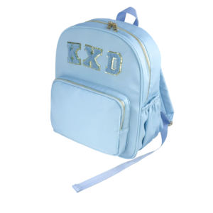 Zaino Mini Blu Cielo per il Ritorno a Scuola, Borsa Sportiva Casual in Nylon, Zaino Impermeabile Personalizzato per Bambini - Product Image 6