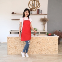 Tablier personnalisé en couleurs vert fruit, vert café, bleu saphir, noir, blanc, violet, rouge vin, rouge vif, jaune, orange
