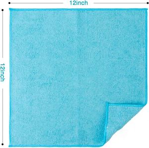Chiffon en microfibre épaissi écologique très absorbant pour le nettoyage de la cuisine et des voitures, serviette de récurage, torchon de vaisselle, longueur 30 cm - Product Image 4